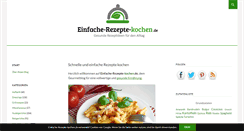 Desktop Screenshot of einfache-rezepte-kochen.de