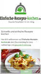 Mobile Screenshot of einfache-rezepte-kochen.de