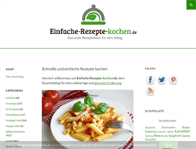 Tablet Screenshot of einfache-rezepte-kochen.de